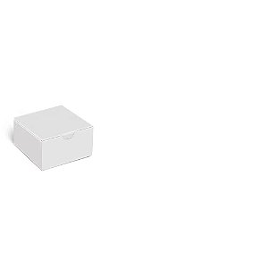 Caixa Diver Para 4 Brigadeiros Branca 8,5X8,5X3,5 - 100 Un