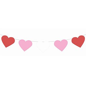 Bandeirola Corações Love 2,8m - 1 Un