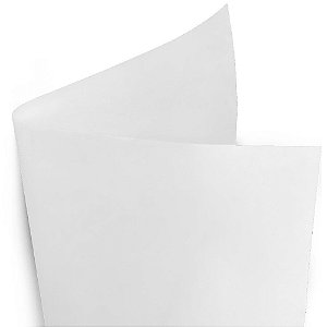 Folha Poli Quadrado Perolado Branco 68x68cm - 25 Un