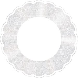 Folha Poli Redondo Francesa 38cm - 50 Un