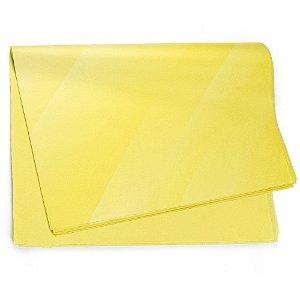 Folha Sujinho 49x69cm Liso Amarelo - 50 Un