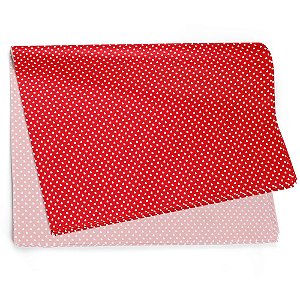Folha Sujinho 49x69cm Amorosa Vermelho - 50 Un