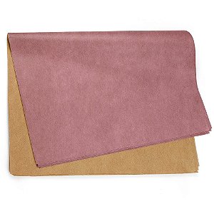 Papel Kraft Rosa/Ouro 59x80cm - 50 Un
