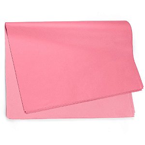 Papel Seda Liso Rosa Médio 49x69cm - 50 Un