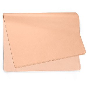 Papel Seda Liso Pêssego 49x69cm - 50 Un