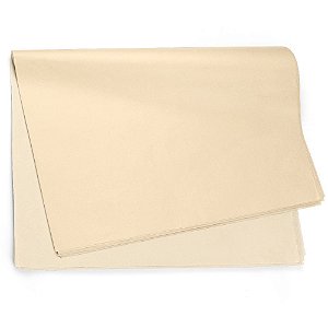 Papel Seda Liso Palha 49x69cm - 50 Un