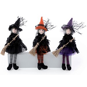 Bruxa Celeste, Evanora e Edith 29cm - Kit com 3 Un