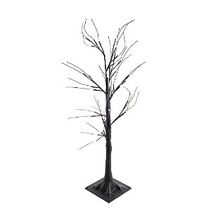 Árvore de Bétula Halloween 40 Leds Laranja 89cm - 1 Un