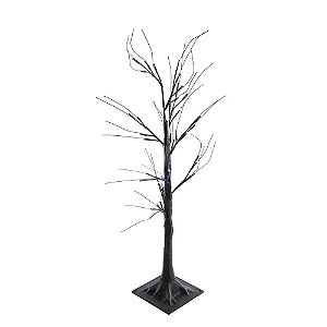 Árvore de Bétula Halloween 40 Leds Roxo 91cm - 1 Un