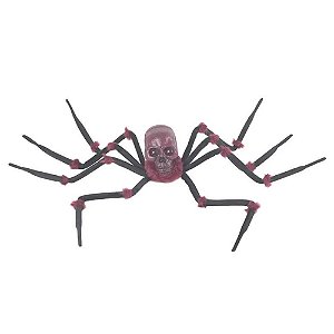 Aranha Halloween com Som, Luz e Movimento Sortido 1,15 Metros - 1 Un