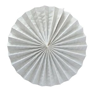 Enfeite de Papel Fiorata 20cm Branco - 1 Un