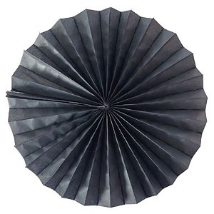 Enfeite de Papel Fiorata 30cm Preto - 1 Un
