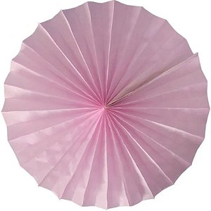 Enfeite de Papel Fiorata 40cm Rosa Claro - 1 Un
