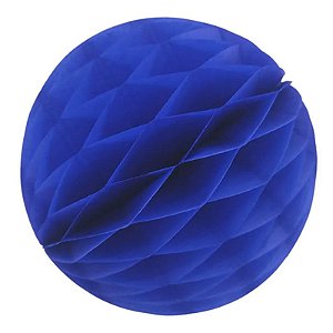 Enfeite de Papel Globo 13cm Azulão - 1 Un