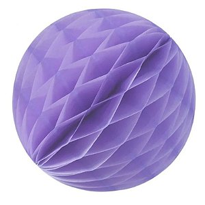 Enfeite de Papel Globo 13cm Lilás - 1 Un