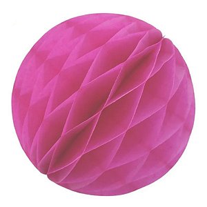 Enfeite de Papel Globo 13cm Pink - 1 Un
