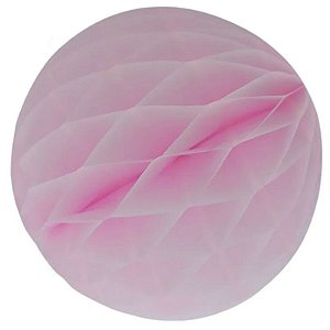 Enfeite de Papel Globo 34cm Rosa Claro - 1 Un