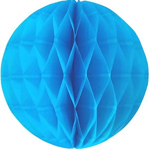 Enfeite de Papel Globo 48cm Azul Turquesa - 1 Un