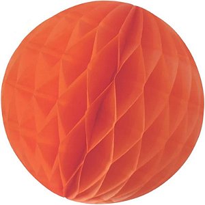 Enfeite de Papel Globo 48cm Laranja - 1 Un