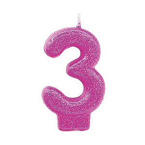 Vela N°3 Lumi Pink