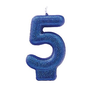 Vela N°5 Lumi Azul