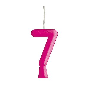 Vela Clear Nº 7 Rosa