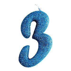 Vela N°3 Fun Azul