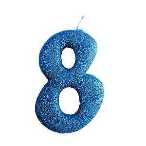 Vela N°8 Fun Azul