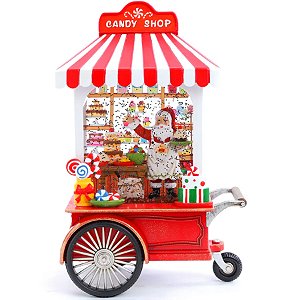 Carrinho de Doces Noel Com Luz, Som e Movimento - 1 Un