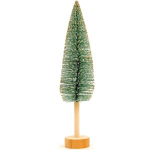 Decoração Natalina Árvore com Glitter 40cm - 1 Un