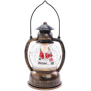 Globo de Água Lanterna Noel Com Luz e Movimento - 1 Un