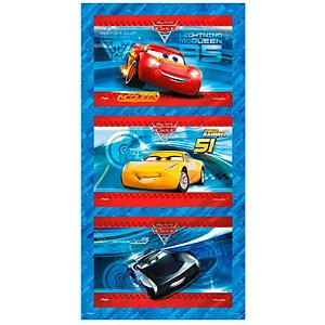 Rótulo Para Bolha de Sabão Cars Disney - 9 Un