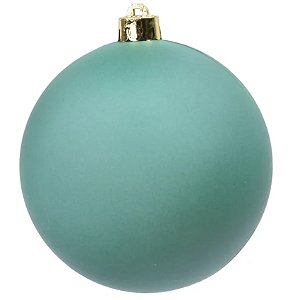 Bola de Natal Lisa Matte Verde 10cm - 4 Un