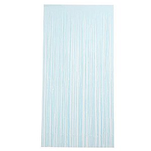 Cortina Metalizada Candy Color Azul 100x200cm - 1 Un