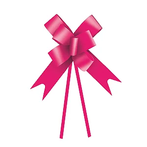 Laço Pronto Liso 48mm Pink - 100 Un