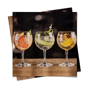 Guardanapo de Papel 32,5x32,5cm Gin - 20 Un