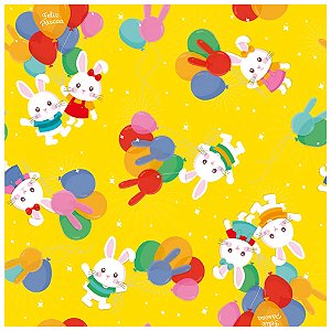 Folha Poli Ballon Amarelo 69x89cm - 100 Un