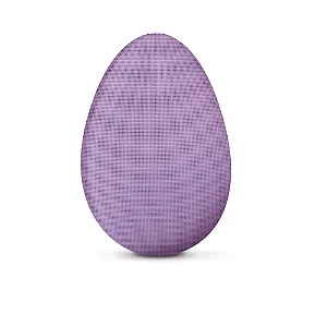 Folha Chumbo Liso Gofrado Lavanda 10x9,7cm - 300 Un