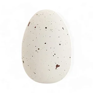 Ovos Decorativos Branco 3x2x2cm - 36 Un