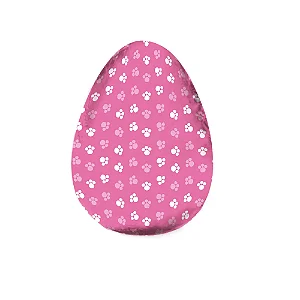 Folha Chumbo Fantasia Rosa 8x7,8cm - 300 Un