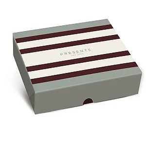 Kit Caixa Retangular Tampa Fundo New Land G 30x24x6cm - 10 Un