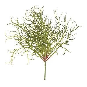 Folhas Decorativas Permanentes - Buquê Folhagem 32cm Verde - 6 Buquês
