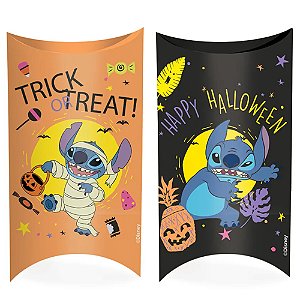 Caixa Almofada Composê Stitch Halloween 12x9,5x3,5cm - 10 Un