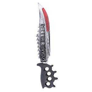 Acessórios Para Fantasia - Faca com Sangue Sombria 50cm - 1 Un