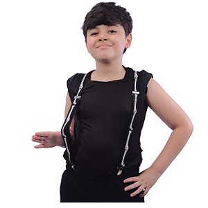 Acessórios Para Fantasia - Suspensório Infantil Esqueleto - 1 Un
