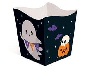 Cachepot Boo Halloween 8,5x8,5x9,5cm - 8 Un