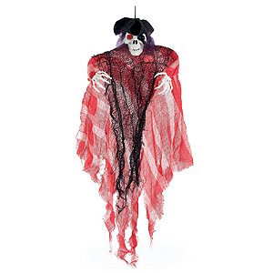 Caveira Pirata Richard Para Pendurar 53cm - 1 Un