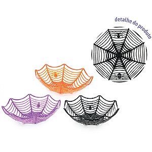 Cesta Fruteira Teia de Aranha Sortida 20,5x6cm - 1 Un