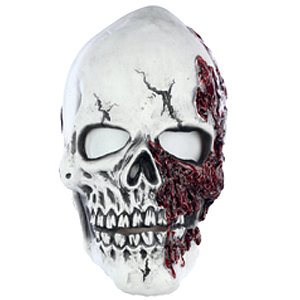 Máscara Caveira da Morte Sangrando Halloween - 1 Un