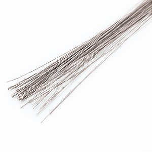 Arame Floral Encapado Branco Nº20 36x5x0,1cm - 50 Un - Cromus Allonsy